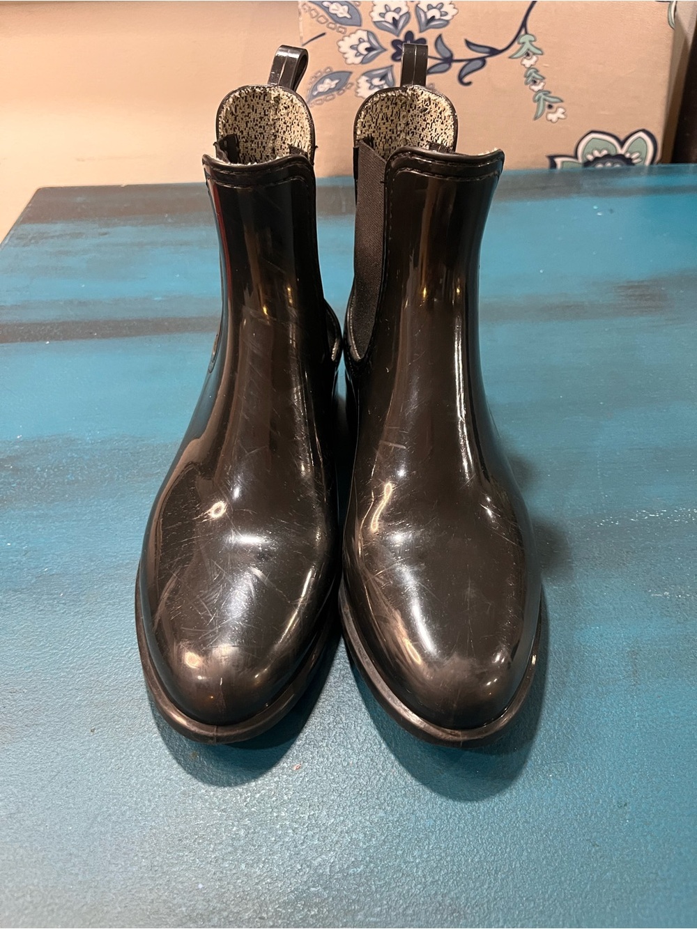 Lemon Jelly Women's Black Chelsea Rain Booties